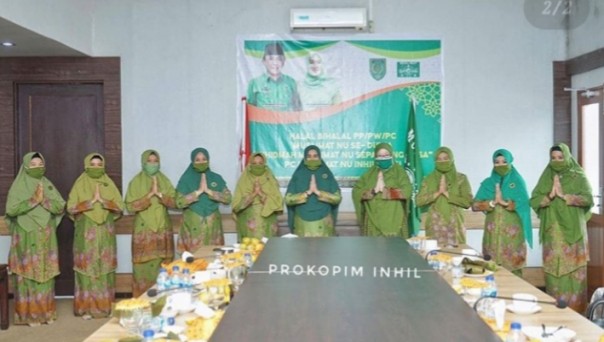Muslimat NU Kabupaten Inhil Silahturami Virtual dengan Seluruh Pengurus se-Indonesia (foto/ist)