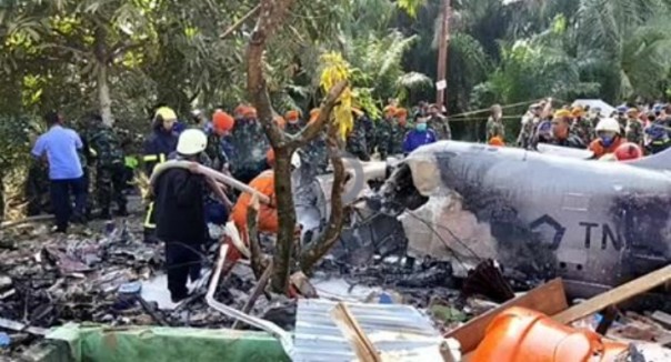 Pesawat Tempur Milik TNI-AU yang jatuh