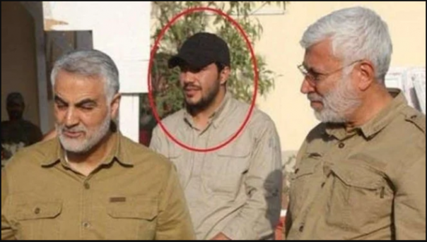 Majd (dalam lingkaran) yang terbukti sebagai mata-mata CIA dan Mossad yang menjadi faktor penting di balik kematian Jenderal Soleimani. Foto: int  