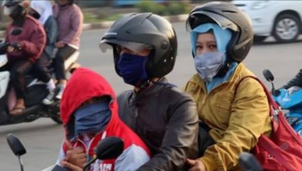 Catat, Masuk Kecamatan Siak Wajib Pakai Masker dan Helm (foto/int)