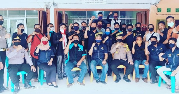 Polres Siak Kunjungi Insan Pers Dalam Rangka Menyambut Hari Bhayangkara Ke-74 (foto/int)