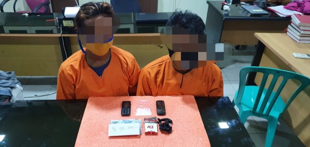 Bawa Sabu, Dua Pelaku Narkotika Ini Tak Berkutik Ditangkap Polisi di Sudirman (foto/int)