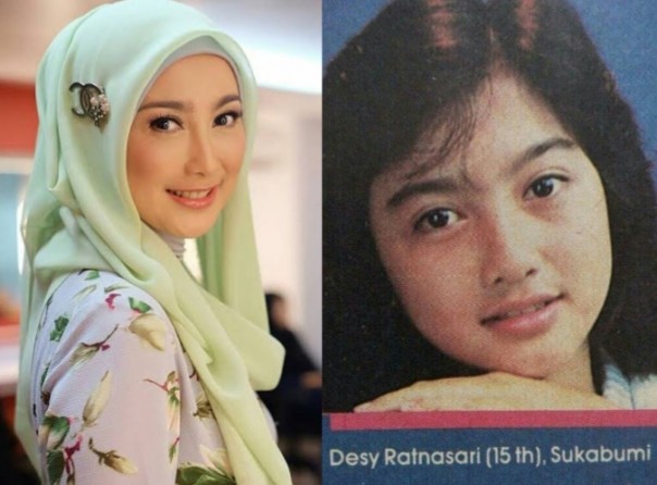 Foto Jadul Desy Ratnasari Masih Gadis, Netizen: Anak Sekarang 15 Tahun Pakai Makeup Nampak Tua (foto/int)