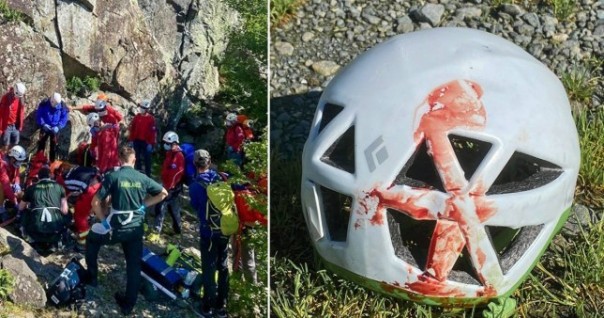 Jatuh Dari Ketinggian 26 Kaki Dari Atas Tebing, Nyawa Pendaki Gunung Ini Berhasil Diselamatkan Karena Hal ini