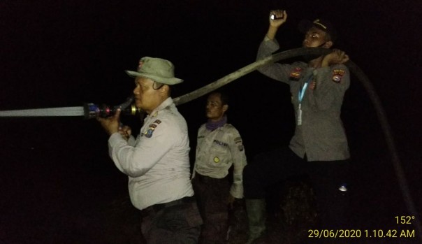 Karhutla di Pelalawan, Kapolres dan Team Gakkum Sudah di Lokasi (foto/int)