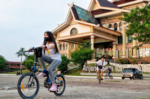Sepeda saat ini tengah diminati warga masyarakat Indonesia. (Foto. Amri)