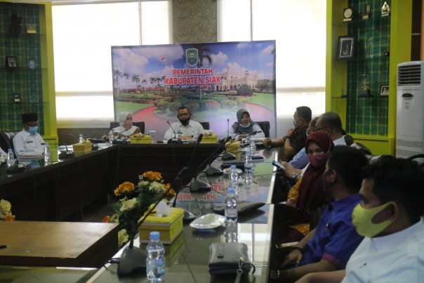 Stuban Bansos, Komisi II DPRD Kampar Kunker ke Dinas Sosial Kabupaten Siak (foto/int)