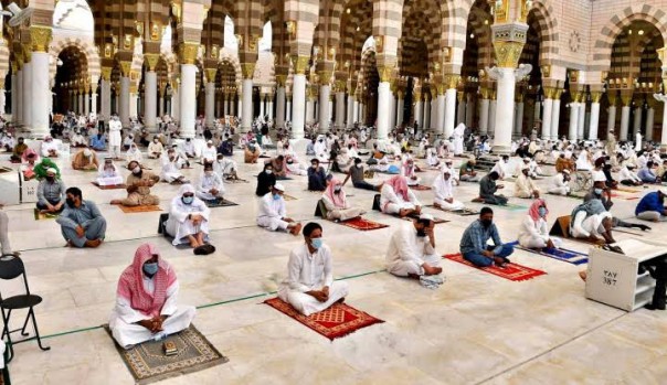Pelaksanaan ibadah haji di mesjid Nabawi