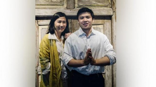 Mantan istri Ahok Veronica Tan dan putra sulungnya Nicholas Sean Purnama. Foto: int 