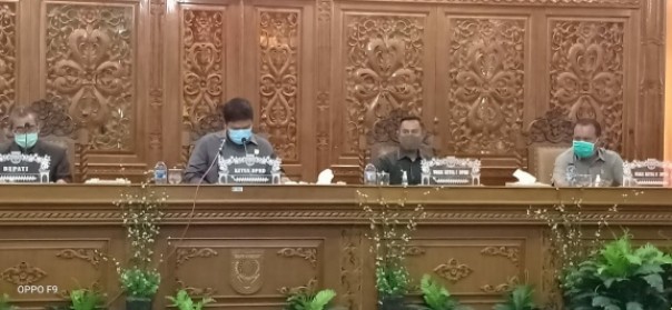 Ketua DPRD Andi Putra Pimpin Sidang Paripurna Jawaban Pemerintah Terhadap LKPJ 2019 (foto/Zar)