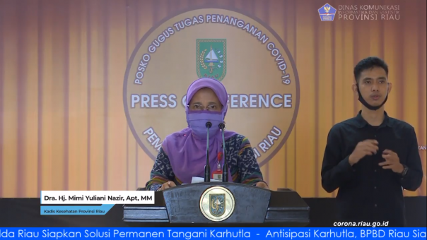 Kepala DInas Kesehatan Riau, Mimi Yuliani Nazir