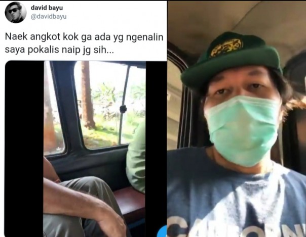 Vokalis Band Naif Naik Angkot, David: Kok Enggak Ada Ngenalin Saya (foto/int)