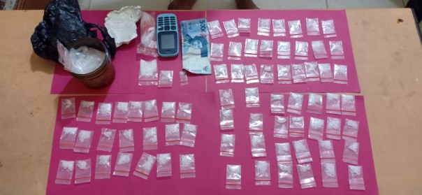 76 Paket Sabu dari Bandar Ditangkap di Ukui Pelalawan (foto/int)
