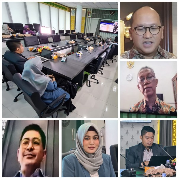 Suasana Webinar Nasional Pusat Karir Universitas Islam Riau, 'Peluang Usaha di Masa Pandemi' pada Rabu (22/07 2020)