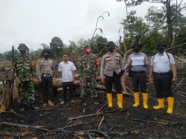 Pantauan di Aplikasi Lancang Kuning, Ada Titik Api di Kecamatan Rambah (foto/int)