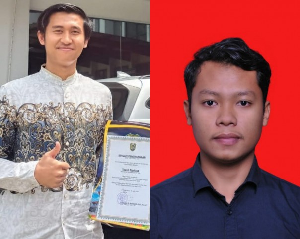 Dua mahasiswa UIR yajg akan magang di Bangkok