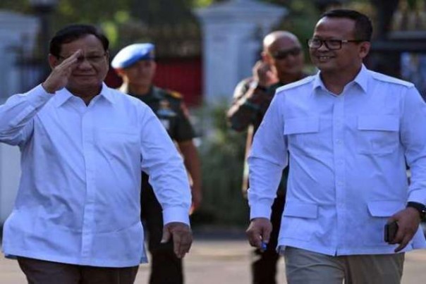 Prabowo Subianto dan Edhy Prabowo. 
