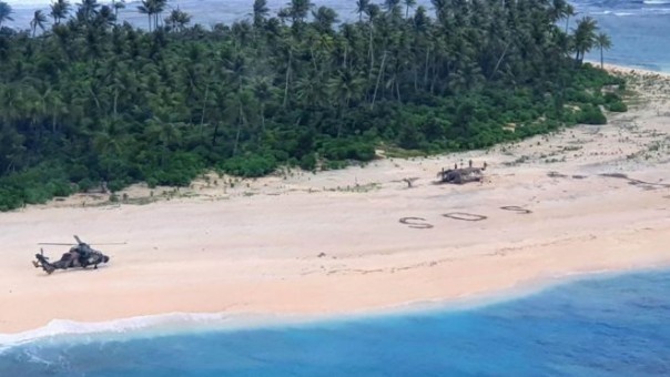 Karena Pesan Ini, Tiga Pelaut yang Terdampar di Pulau Kecil Mikronesia Berhasil Diselamatkan