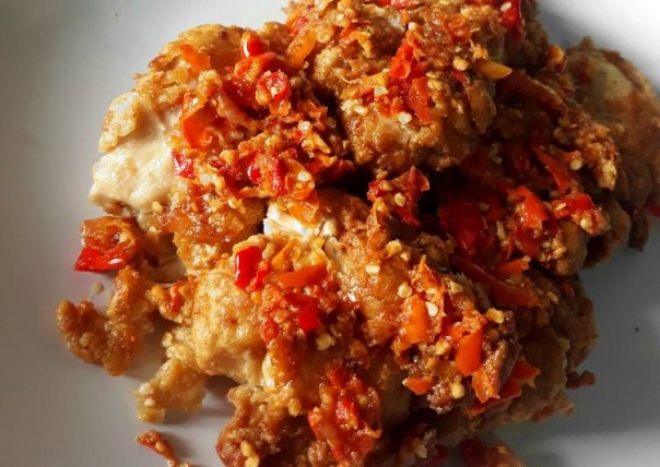 Resep Sambal Ayam Geprek Yang Pedas Gurih Riau24 Com