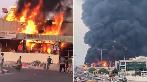 Penyebab Kebakaran Besar di Pasar Uni Emirar Arab Masih Misteri (foto/int)
