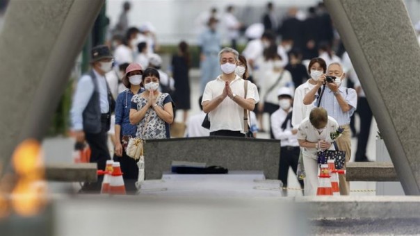 Untuk Pertama Kalinya, Hiroshima Menandai Peringatan 75 Tahun Pemboman Atom 