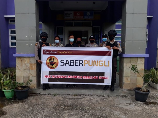 Polsek Kuala Kampar Lakukan Giat Sosialisasi Saber Pungli di Puskesmas kuala Kampar