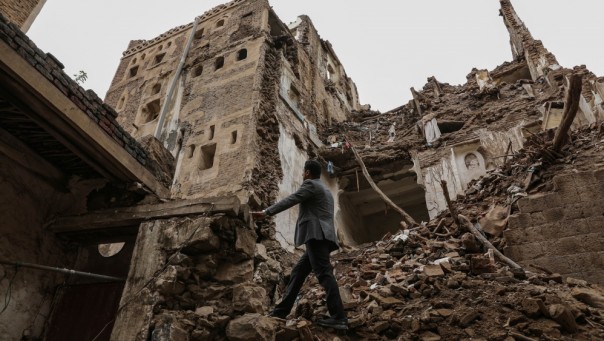 Rumah-rumah Sanaa Tua Yaman yang Terdaftar di UNESCO Runtuh Karena Hujan Lebat