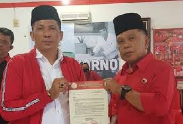 Pasangan Muhammad Adil - Asmar resmi mendapatkan dukungan PDI-P untuk calon bupati Meranti