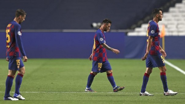 Barcelona Dikalahkan Bayern Munich Dengan Skor Memalukan, Lionel Messi Dicaci Maki Suporter (foto/int)