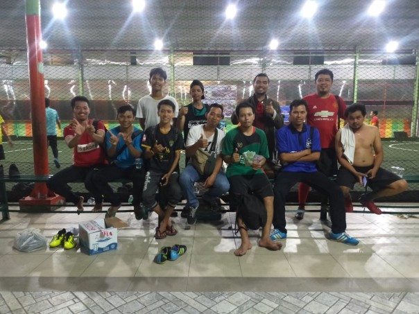 Jalin Silaturahim, Anggota Wak Labu FC Rutin Tanding Futsal (foto/int)