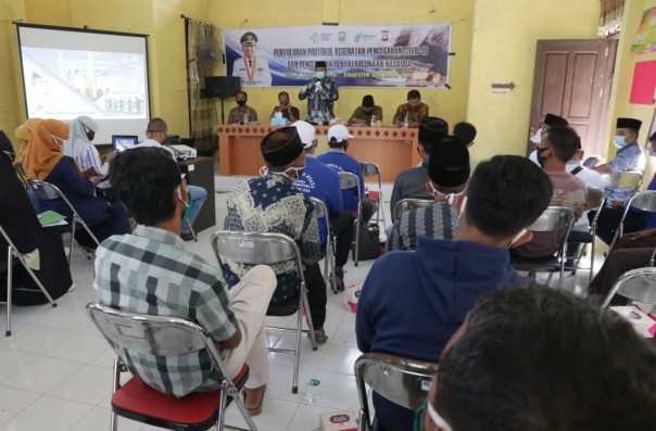 Jadi Narsum Sosialisasi Bahaya Narkoba, Bupati Alfedri Juga Ingatkan Pentingnya Protokol Kesehatan (foto/int)