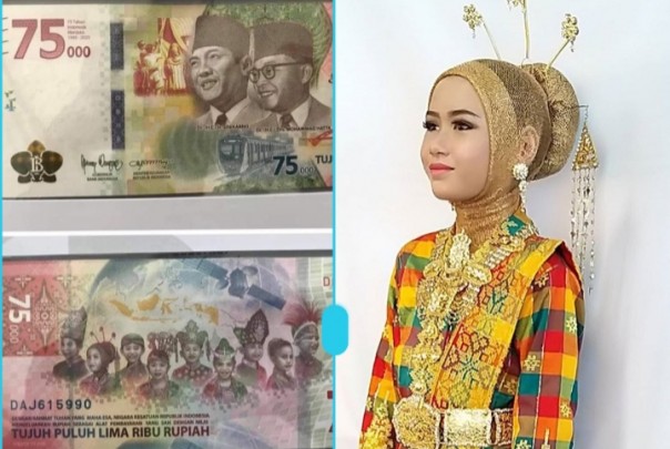 Wah, Ada Pakaian Melayu Riau di Uang Baru Rp75 Ribu, Netizen Sebut Ini (foto/int)