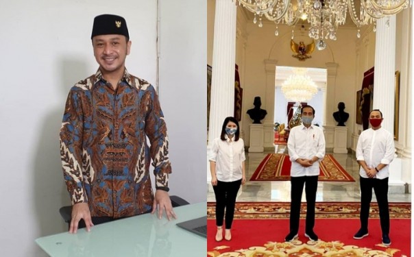 Ramai Baliho Untuk Presiden 2024, Giring Berjumpa Presiden Jokowi, Netizen Sebut Begini (foto/int)