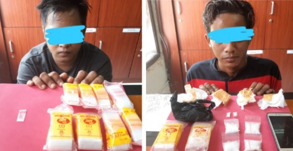 Edarkan Narkotika Jenis Sabu, Dua Orang Pria Ditangkap Satuan Reserse Narkoba Polres Siak (foto/int)