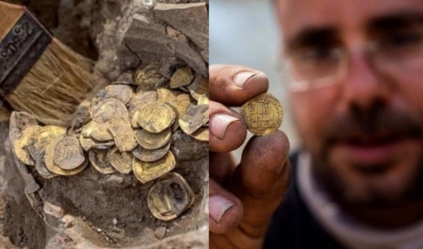 Masya Allah, Ratusan Keping Emas Zaman Khalifah Abbasiyah Ditemukan di Palestina (foto/int)