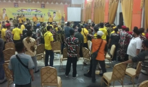 Musda Golkar Inhu Ricuh, DPD I Golkar Riau Diduga Berpihak (foto/int)