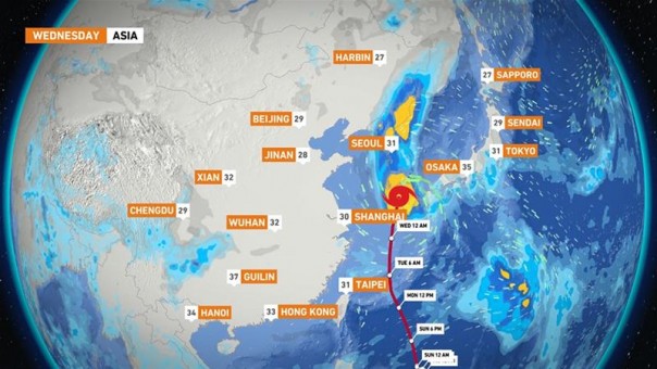 Topan Maysak Diprediksi Akan Menghantam Korea Selatan Dalam Beberapa Hari