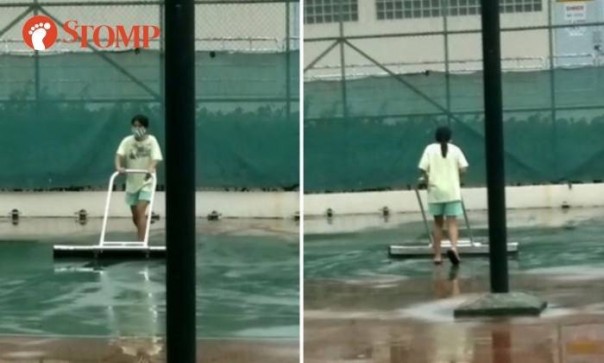 Tragis, Pembantu Rumah Tangga Asal Singapura Ini Dipaksa Untuk Mengeringkan Lapangan Tenis Kondominium Hingga Berulang Kali