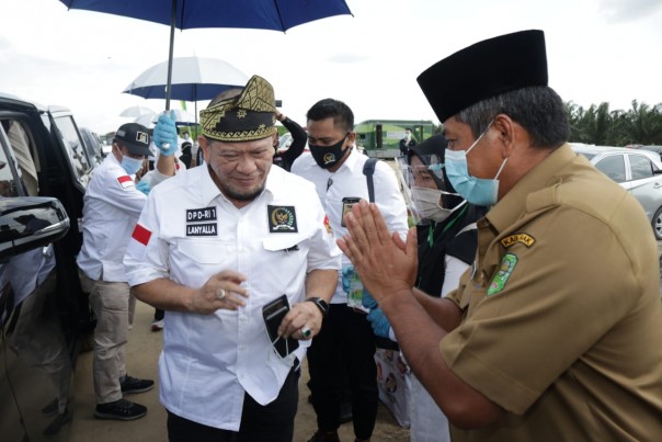 Bupati Siak Alfedri Sambut Kunjungan Kerja Ketua DPD RI ke Kabupaten Siak (foto/ist)