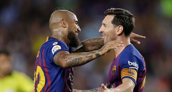 Vidal dan Messi