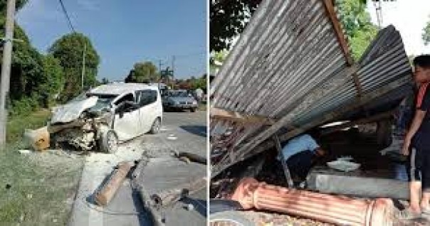 Ibu Rumah Tangga Ini Tewas Setelah Pria yang Sedang Dalam Pengaruh Narkoba Menabrakkan Mobilnya Ke Warung Daging