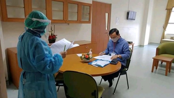 Selama Dua Hari, Paslon Halim-Komperensi Dijadwalkan Melakukan Pemeriksaan Kesehatan (foto/zar)