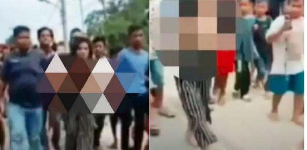 Ketahuan Berhubungan Badan di Luar Nikah, Wanita Ini Diarak Keliling Kampung Dengan Kondisi Telanjang