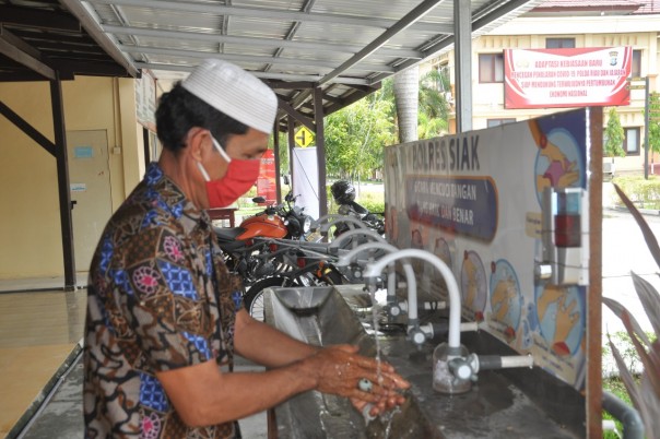 Polres Siak Tetap Melaksanakan Pelayanan Maksimal Dimasa Pandemi Covid-19 (foto/int)