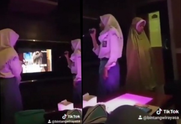 Viral Video Shalat Dalam Ruang Karaoke, Netizen: Enggak Ada Mushola? (Foto/int)