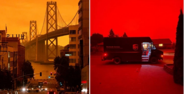 Langit California Berubah Merah Setelah Kebakaran Hutan Menghancurkan Lebih dari 2,5 Juta Hektar
