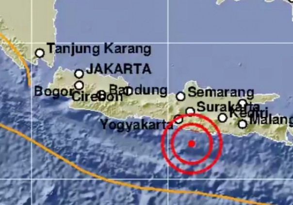 Gempa Berkekuatan 5,1 Magnitudo Guncang Pacitan, BMKG: Tidak Berpotensi Tsunami (foto/int)