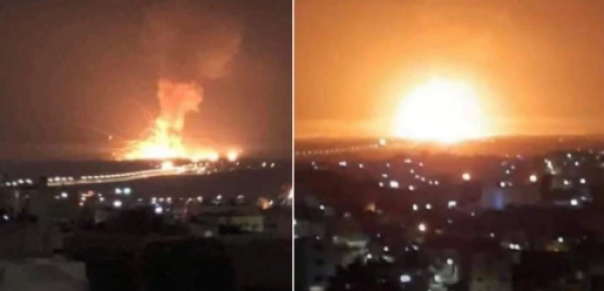 Depot Amunisi Milik Militer Yordania Meledak, Bola Api Terlihat Dari Jarak Jauh