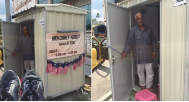 Kisah Osman, Seorang Tukang Sepatu yang Tinggal di Dalam Kontainer Setelah Istrinya Meninggal