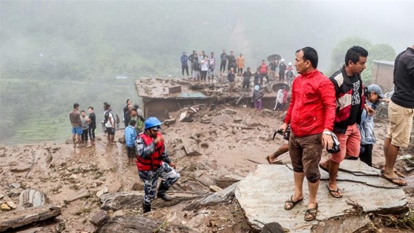 Belasan Orang Tewas dan Puluhan Lainnya Hilang Dalam Insiden Tanah Longsor di Nepal